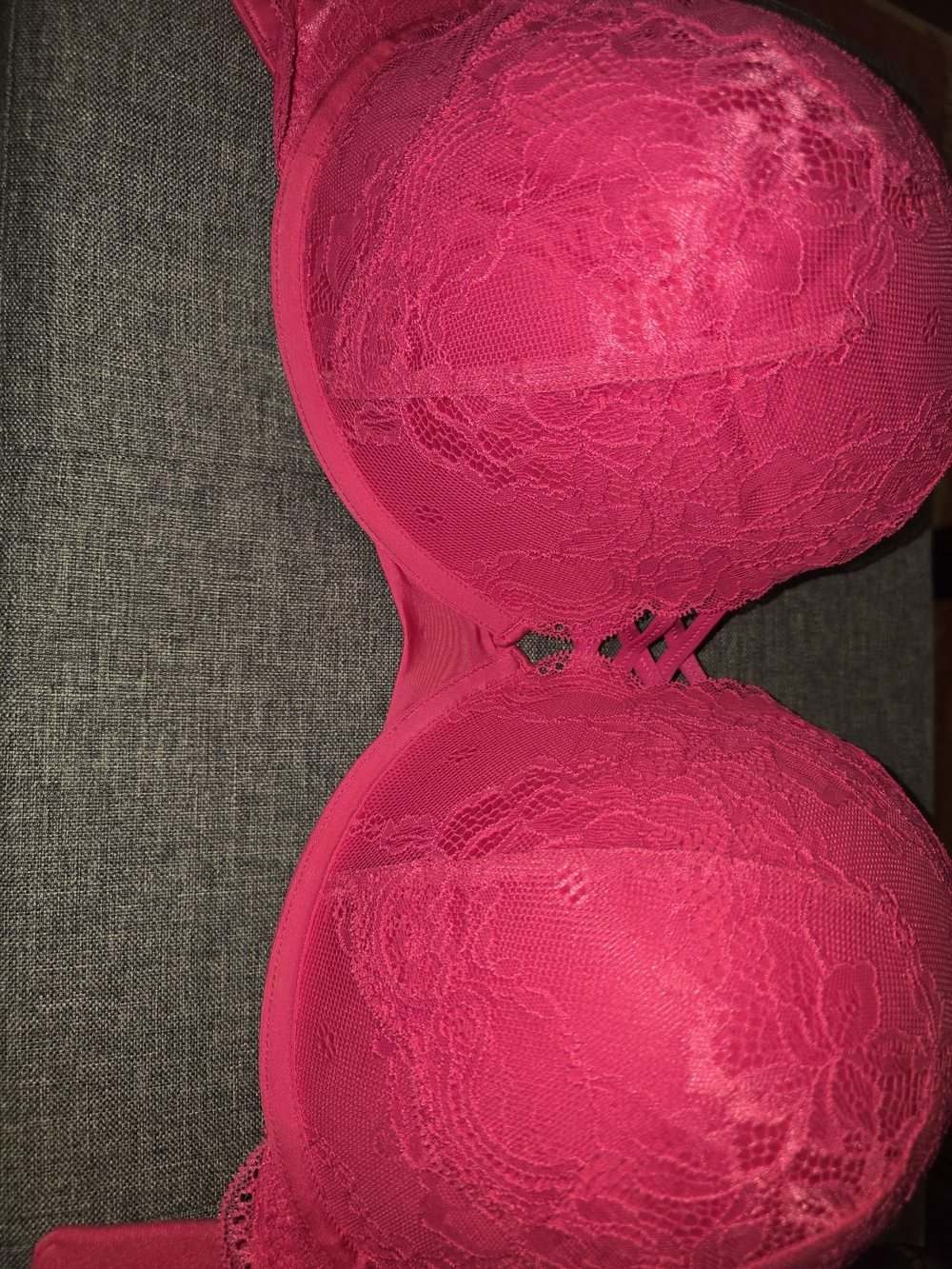 torrid Hot Pink Lace Push-Up Bra
